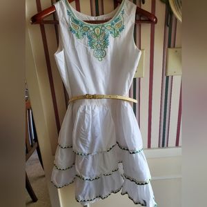 American Girl white dress